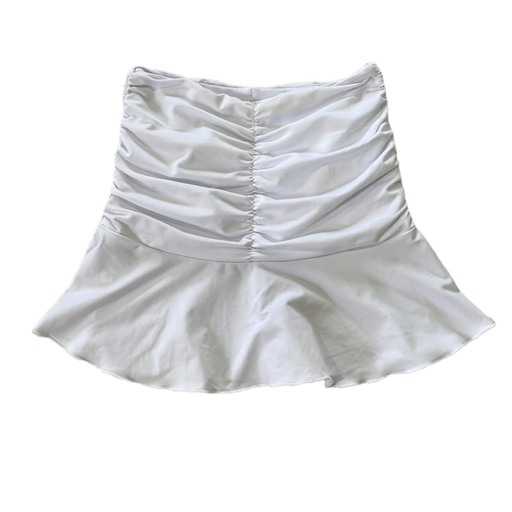 Princess Polly white mini skirt